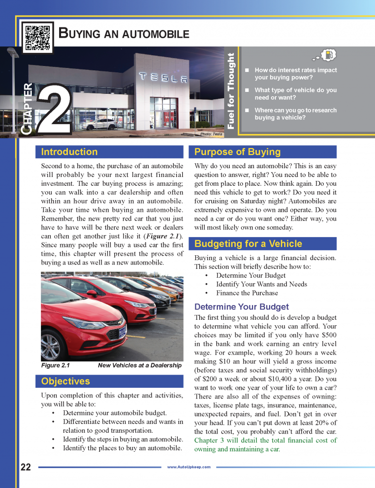 Auto Upkeep Textbook Page 22