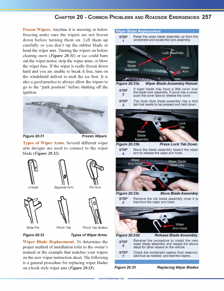 Auto Upkeep Textbook Page 257