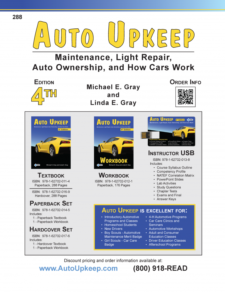 Auto Upkeep Textbook Page 288