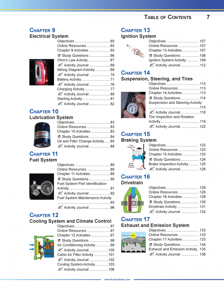 Auto Upkeep Workbook Page 7