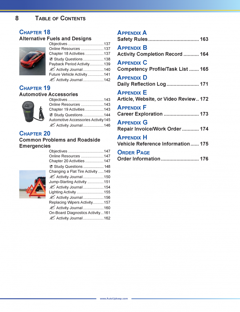 Auto Upkeep Workbook Page 8