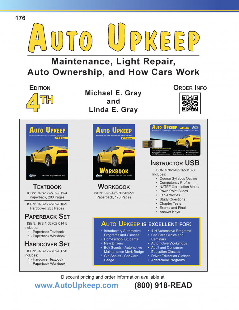 Auto Upkeep Workbook Page 176