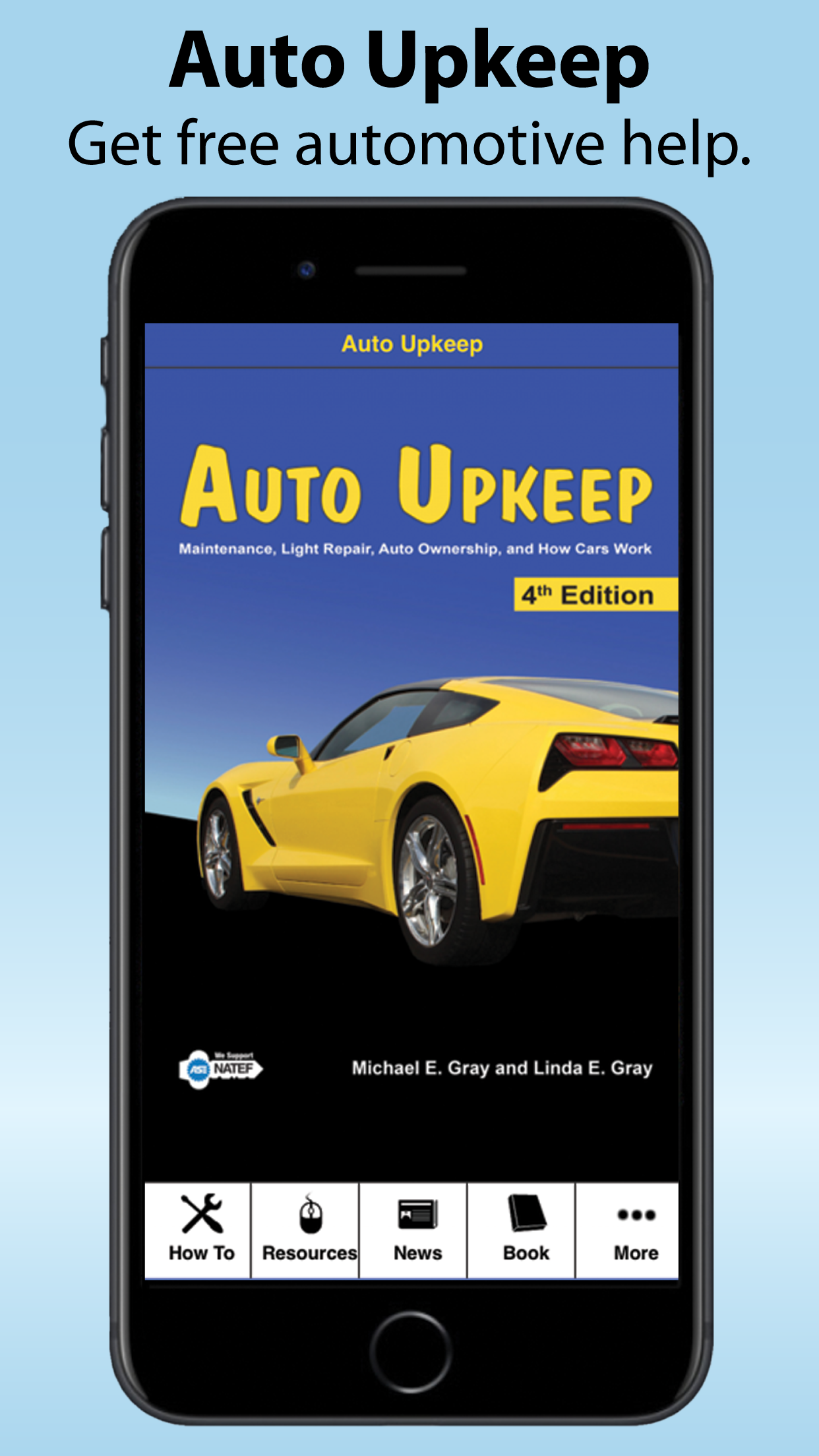 Apple and android app auto upkeep