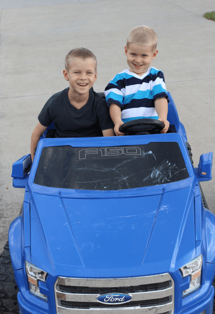 Boys and the F150 Truck