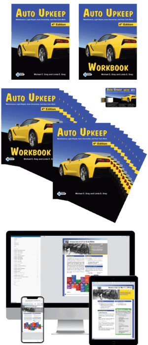 Auto Upkeep Class Set with eBook