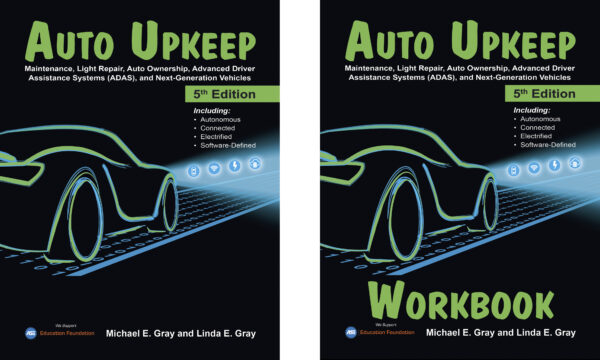 Auto Upkeep (5th Edition © 2025) – Textbook and Workbook Set